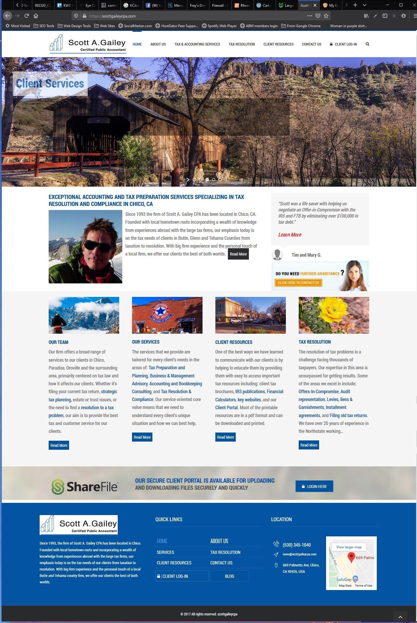 Accounting Firm website
