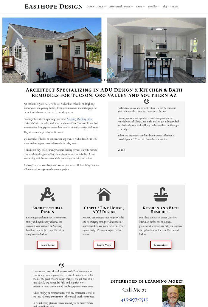 Easthope Design ADU Architect Tucson AZ